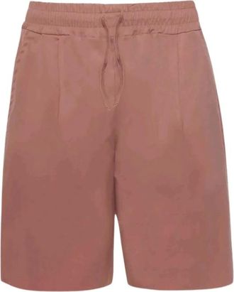 Family Fir$t Milano Family First, Korte Broeken, Heren, Roze, L, Casual Shorts