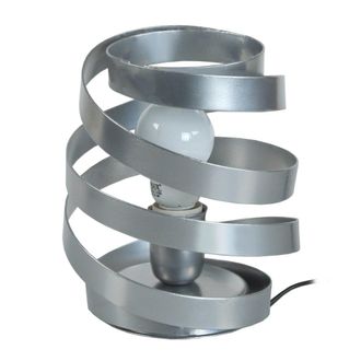 Tosel L&aacute;mpara de mesametal Alt.22cm aluminio Pantalla: aluminio