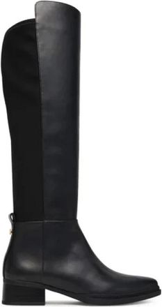 Michael Kors Lex Boot - Dames - Hoge Laarzen - Zwart - 37 EU - Leer - Schoenen