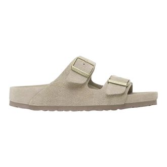 Birkenstock Sliders, male, Beige, Size: 12 US Arizona EXQ Narrow Fit