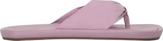Red Valentino Schoenen, Dames, Paars, 37 EU, Polyester, Minimalistische en elegante teenslipper