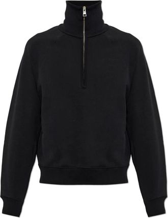 Ami Katoenen sweatshirt met logo - Heren - Vesten met rits - Zwart - M - Katoen - Hoodies & sweatvesten