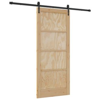 vidaXL Puerta Corredera Orkdal Natural 86 X 198,5 Cm Vidaxl