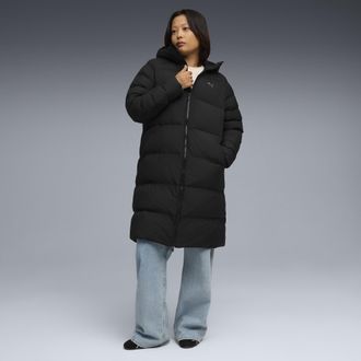 Puma Parka con cappuccio Mono da donna, Abbigliamento, Nero, XS