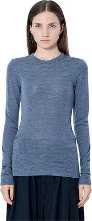 R&oacute;he Truien & Vesten, Dames, Grijs, 2Xs, Wol, Fine Merino Long Sleeve