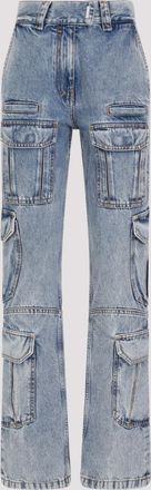 Givenchy Light Blue Cargo Pants