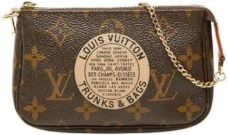 Louis Vuitton Pre-owned Mini Bags, female, Brown, Size: ONE SIZE Pre-owned Mini Pochette