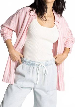 Thread & Supply Eden Shirt In Rose Cream