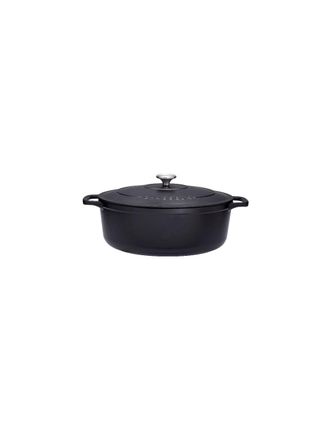 Chasseur Cacerola Ovalada Sublime De Hierro Fundido Esmaltado Negro 33cm - Puc473301 Chasseur