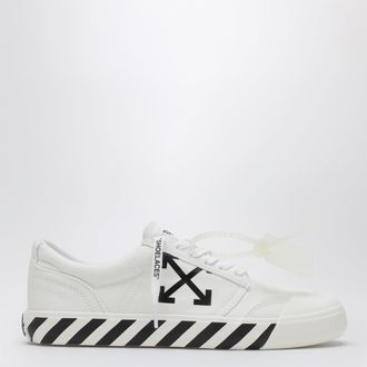 Off-white Sneakers Vulcanized con lacci in tessuto bianche