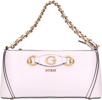 Guess Faux Leather Schoudertas - Dames - Schoudertassen - Beige - ONE Size - Leer - Tassen