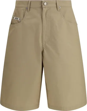 Moschino Mens Long Bermuda Shorts Cotton Brown