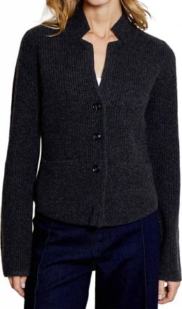dh New York Evelyn Cardigan In Black