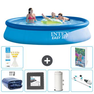 Intex Piscina Easy Set Redonda - 396x84 Cm - 7-piezas S141