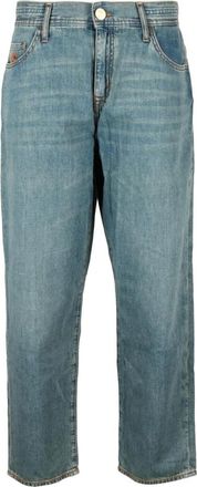 Jacob Cohen Jeans, Dames, Blauw, W31, Katoen, jeans