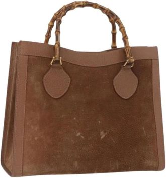 Gucci Pre-owned Handbags, female, Brown, Size: ONE SIZE Pre-owned Hand Bag