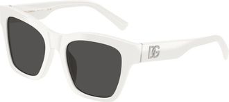 Dolce & Gabbana DG4512 331287 Womens Sunglasses White Size 53