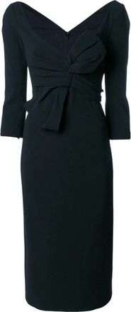 Dsquared2 900C Jurk - Dames - Casual kleedjes - Zwart - M - Wol - Kleedjes