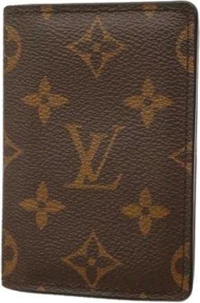 Louis Vuitton Pre-owned Wallets, male, Brown, Size: ONE SIZE Pre-owned Card Case