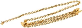 Chanel Pre-owned Chain Link Belt - Dames - Vintage Accessoires - Geel - ONE Size - Vintage