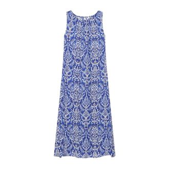 Maliparmi Maxi Dresses, female, Blue, Size: XL Maxi Dress