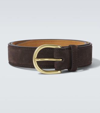 George Cleverley Suede belt
