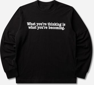sacai Men s Muhammad Ali Longsleeve T-Shirt Black