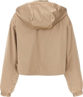 Fendi Womens Brown Polyester Shell Jacket Clothing