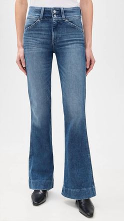 LE JEAN Highline Gigi Flare High Rise Jeans In London Calling