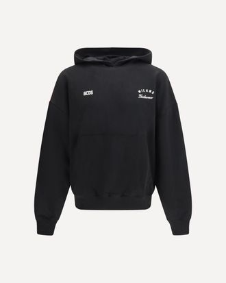 GCDS Felpa con Cappuccio con band logo sul retro Man XL