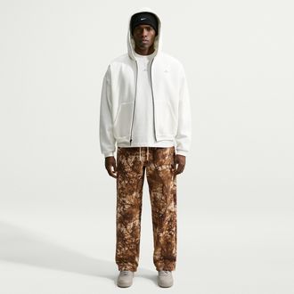 Nike Mens Standard Issue Brushed Open Hem Basketball Pants in Brown | IM5871-253