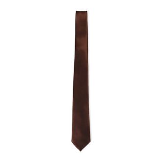 Saint Laurent Red Sienna Solid Tie