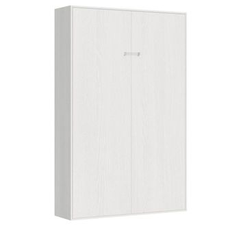 Itamoby Cama abatible 140 vertical effecto madeira fresno blanco