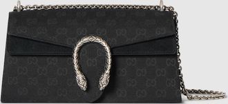 Gucci Dionysus Medium Shoulder Bag, Black, GG Canvas