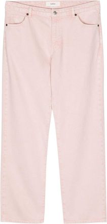 BA&SH Ferell straight-leg jeans - women - Linen/Flax/Cotton - 36 - Pink