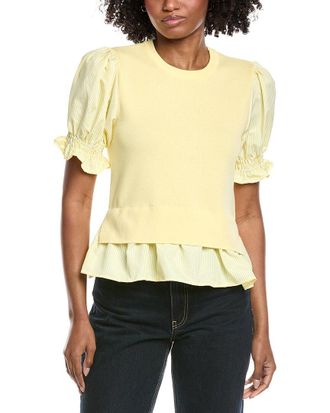 Nanette Lepore Twofer Knit Top