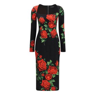 Dolce & Gabbana Vestidos midi - Dresses - Mujer - Negro - L