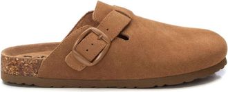 Xti Womens Refresh Suede Clog In Camel