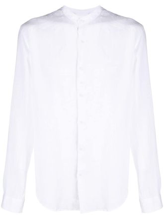 Costumein Kraagloos overhemd - Wit
