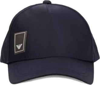 Emporio Armani Logo Baseball Cap - Heren - Petten - Blauw - ONE Size - Accessoires
