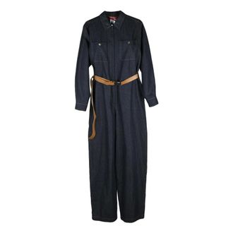 Max Mara Jumpsuits, female, Blue, Size: S UFO Jumpsuit