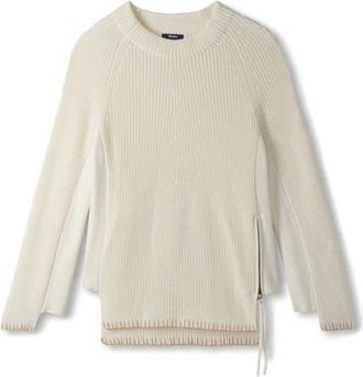 Hatley Side Zip Raglan Sweater in Cream at Nordstrom, Size X-Large