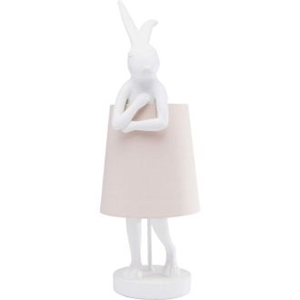 Kare Design Kare Design Animal Rabbit Lampada Da Tavolo, Bianco/bianco, 23 Cm