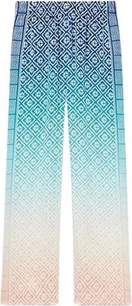 Casablanca Broeken, Dames, Blauw, S, Polyester, Wijde broek