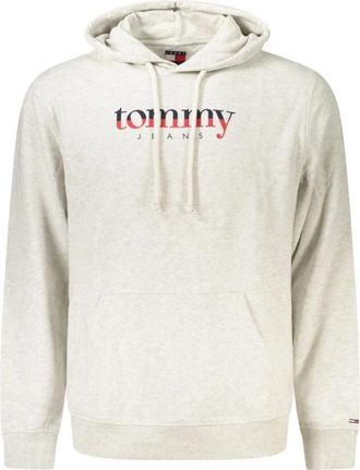 Tommy Hilfiger Grijze Katoenen Heren Sweater Hoodie - Heren - Hoodies - Grijs - XL - Katoen - Hoodies & sweatvesten