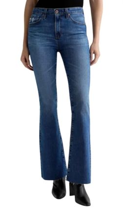 AG - Adriano Goldschmied Farrah Boot Mid Rise Jeans In 15 Years Prague