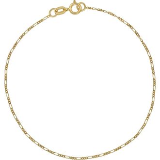 Bony Levy 14K Gold Figaro Chain Bracelet in 14K Yellow Gold at Nordstrom, Size 7