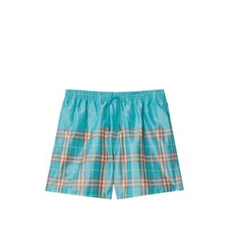 Burberry Gradient Check Swim Shorts