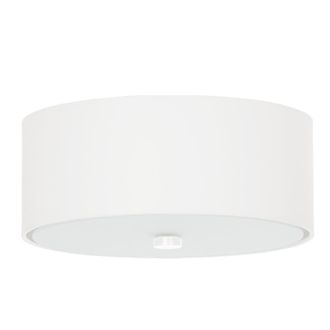 Sollux Lighting L&aacute;mpara de techo blanco tela, vidrio, acero alt. 22 cm