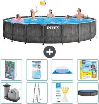 Intex Piscina Prism Frame Redonda - 549x122 Cm - 9-piezas S572